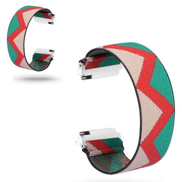 Värikäs nailon kellonauha Huawei-kelloon - Kolmio Värikäs Multicolor