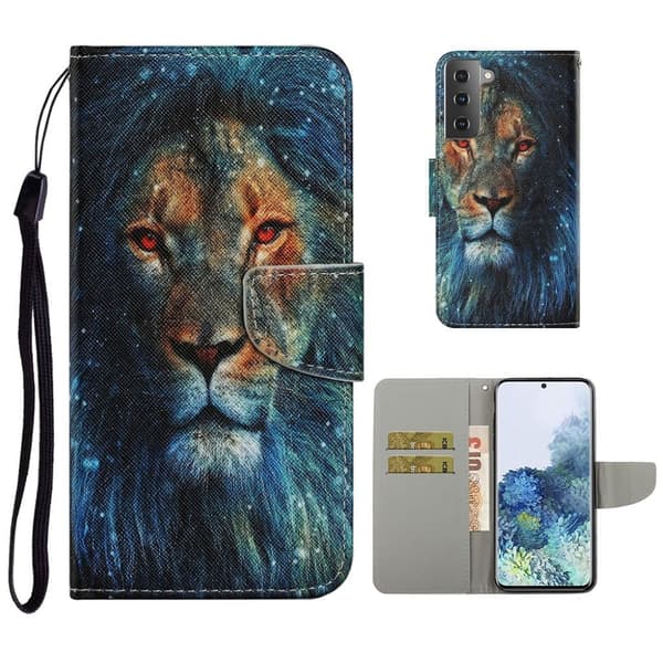 Wonderland Samsung Galaxy S21 Flip Case - Leijona Brown
