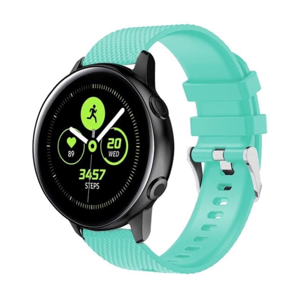 Samsung Galaxy Watch Active silikon watch band - Cyan Green