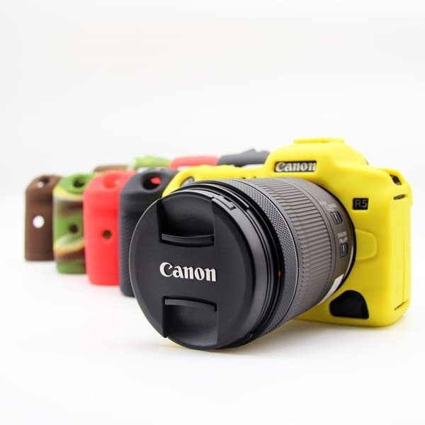 Canon EOS R5 silikonikotelo - Keltainen Yellow