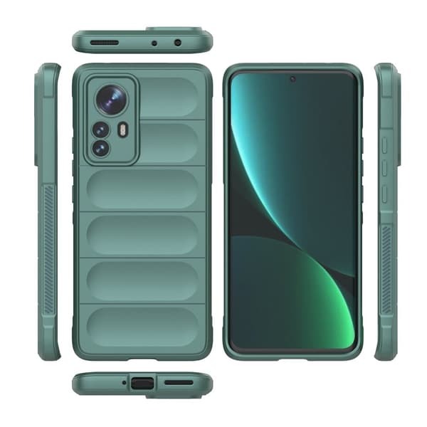 Blødt grebsformet cover til Xiaomi 12S Pro / Xiaomi 12 Pro - Grøn Green