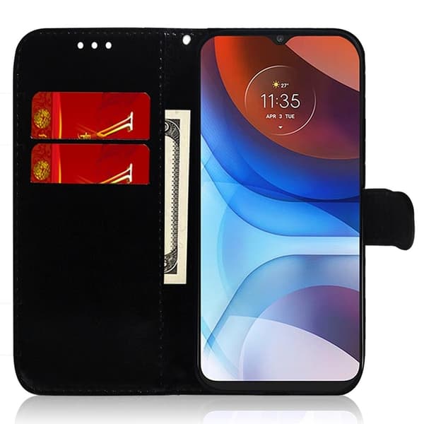 Mirror Motorola Moto G73 fodral - Silver/Grå Silvergrå