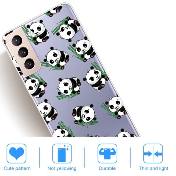 Deco Samsung Galaxy S22 Plus Suojakotelo - Pandas And Bamboo Multicolor