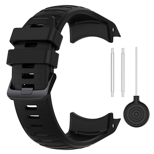 Garmin Instinct 2X silikonihihna - Musta Black