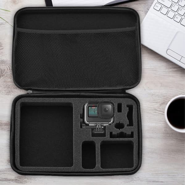 GoPro Hero 9 holdbar and light portable taske - L Black