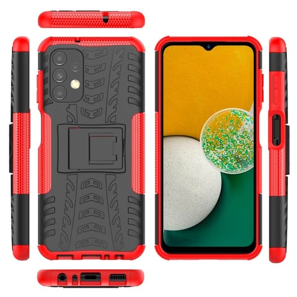 Offroad Samsung Galaxy A13 4G skal - Röd Röd