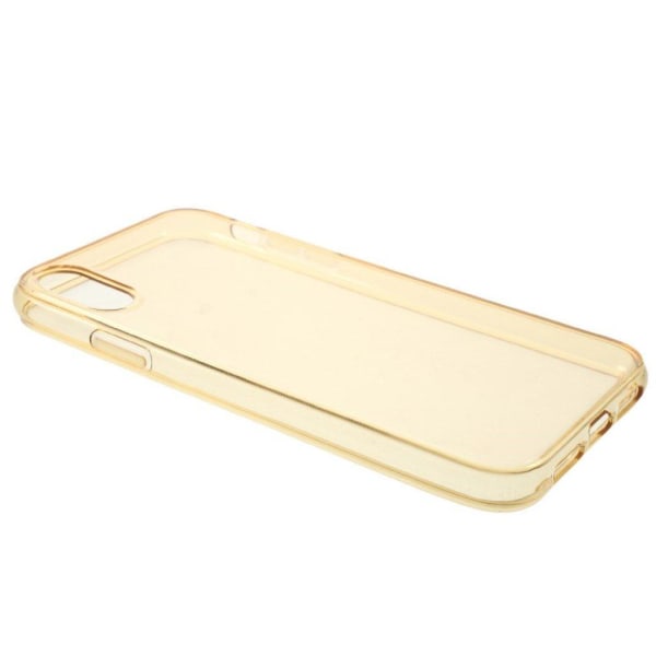 iPhone Xr mobilskal silikon transparent - Guld Guld