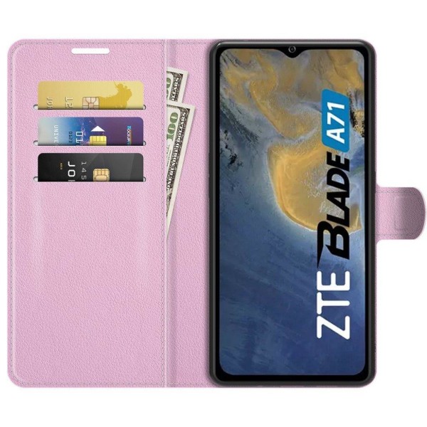 Classic ZTE Blade A71 Läppäkotelo - Pinkki Pink