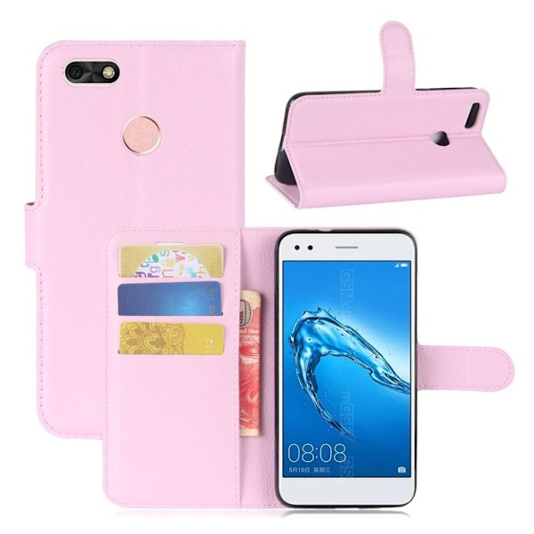 Huawei P9 Lite Mini Huawei P9 Lite Mini Vikbart läder fodral - Ljus rosa Rosa