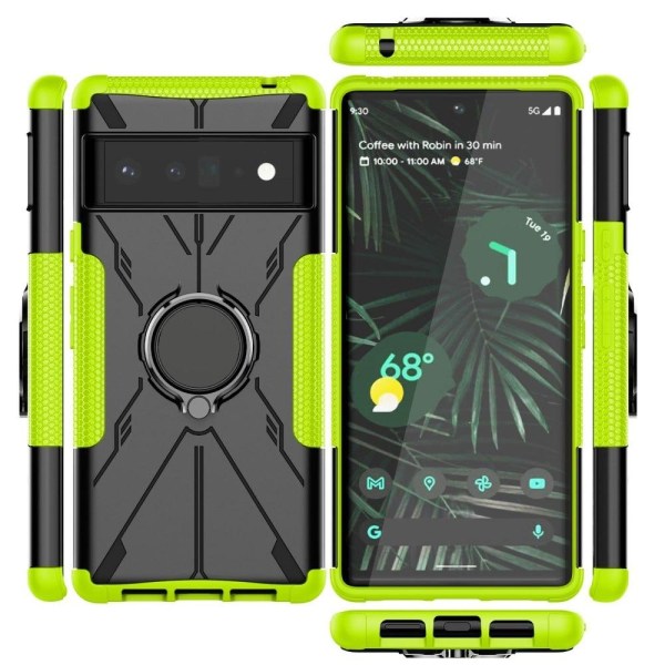 Kickstand cover with magnetic sheet for Google Pixel 6 Pro - Gre Green