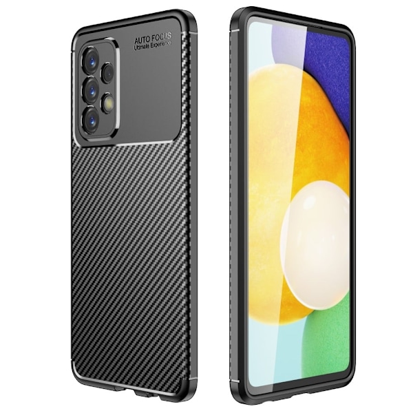 Carbon Shield Samsung Galaxy A23 kotelot - Musta Black