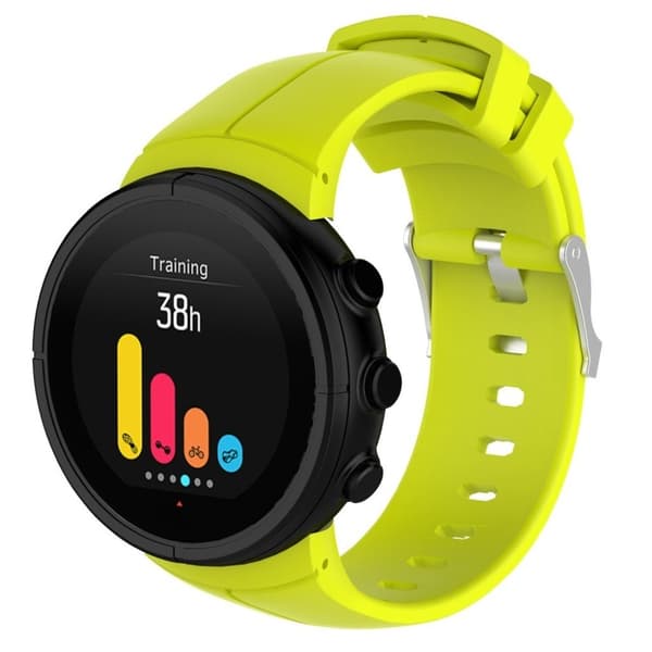 Suunto Spartan Ultra Bekvämt silikon klockband - Grön Grön