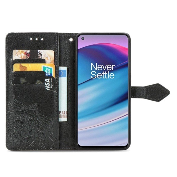 Mandala OnePlus Nord CE 5G Läppäkotelo - Musta Black