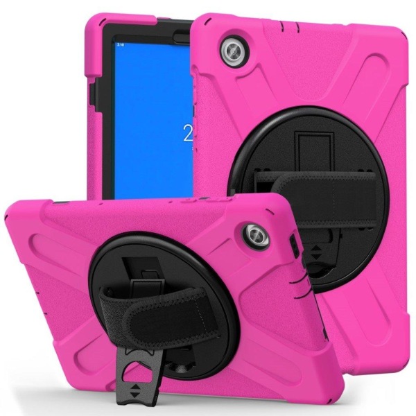 Lenovo Tab M10 FHD Plus 360 swivel silicone case - Rose Pink