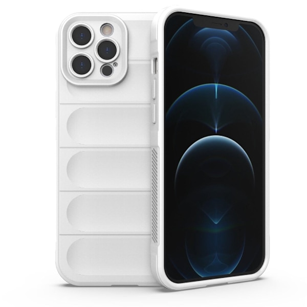 Deksel med mykt grep for iPhone 12 Pro Max - Hvit White