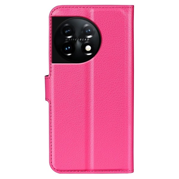 Klassisk OnePlus 11 Flip Etui - Rose Pink