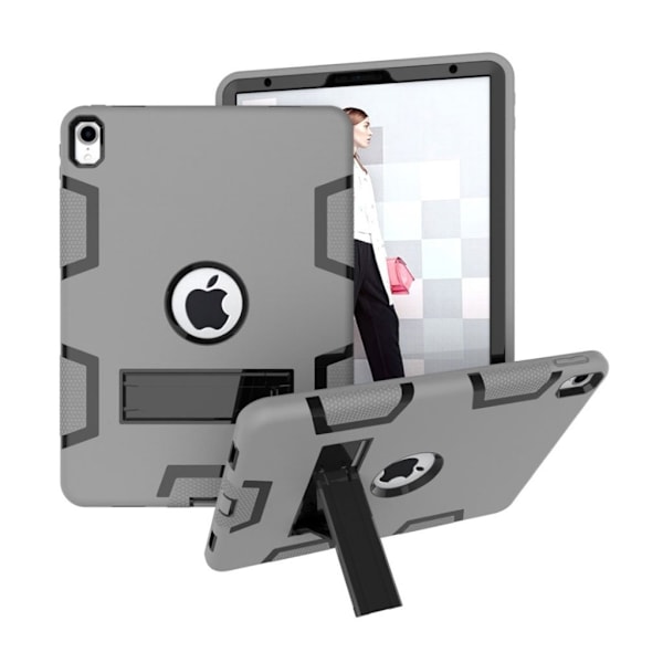 iPad Pro 11" (2018) stødsikkert hybrid etui - Grå / Sort Multicolor
