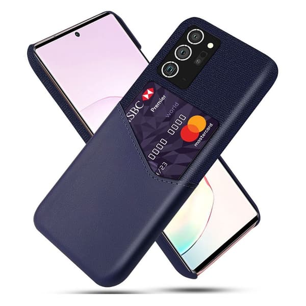 Bofink Samsung Galaxy Note 20 Ultra Card Cover - Blå Blue