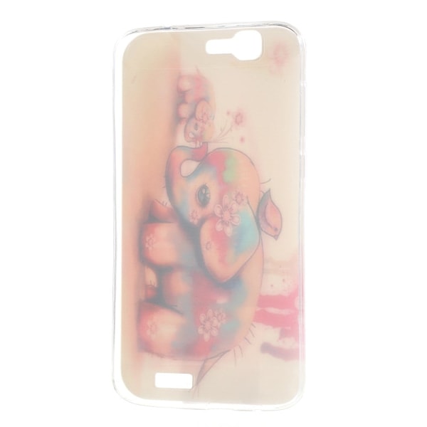 Westergaard Huawei AAscend G7 Cover - Elefant & Blomster Multicolor