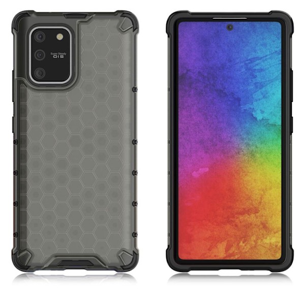Bofink Honeycomb Samsung Galaxy S10 Lite kuoret - Musta Black