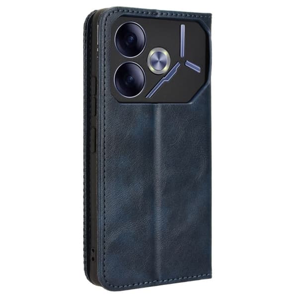 Bofink Vintage Tecno Pova 6 nahkakotelo - Sininen Blue