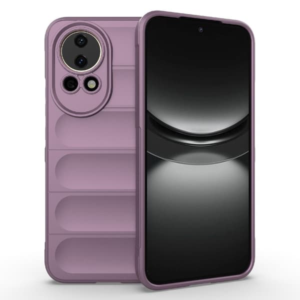 Mjukt greppformat Huawei Nova 12 skal - Ljuslila Lila