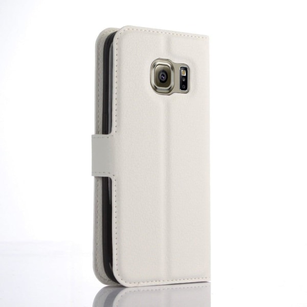 Klassisk Samsung Galaxy S7 Flip Etui - Hvid White