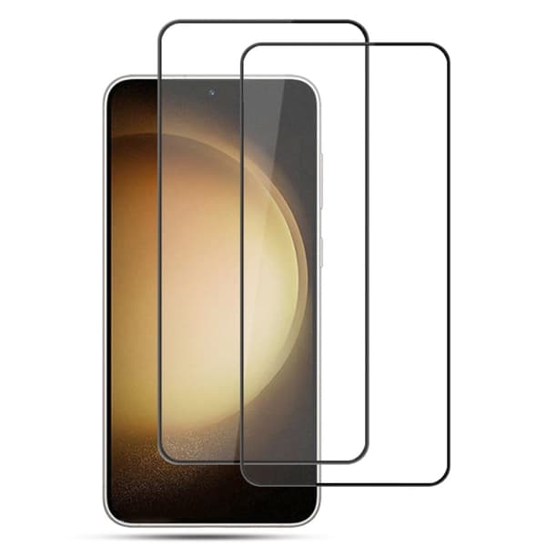 2 kpl AMORUS erittäin vahva lasinen näytönsuoja Samsung Galaxy S24 Plus Transparent