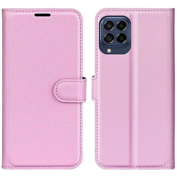 Classic Samsung Galaxy M33 5G flip kuoret - Pinkki Pink