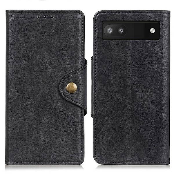 Alpha Google Pixel 6a Flippetui - Svart Black