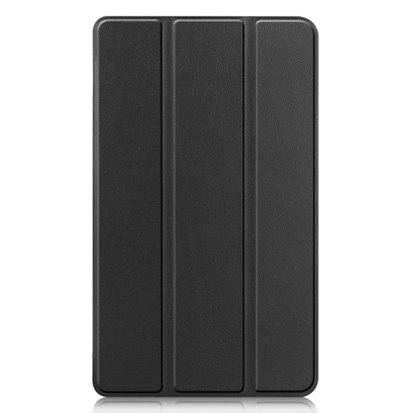 Tri-fold læderstativ-etui til Realme Pad Mini - Sort Black