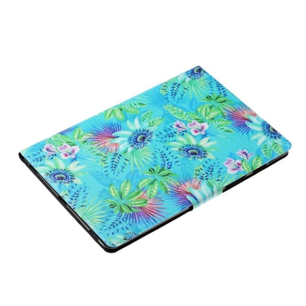 Huawei MediaPad T5 cool pattern leather flip case - Flower multifärg