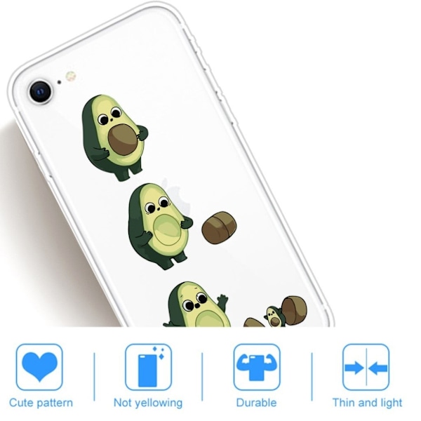Deco iPhone SE 2020 deksel - Avokado Red