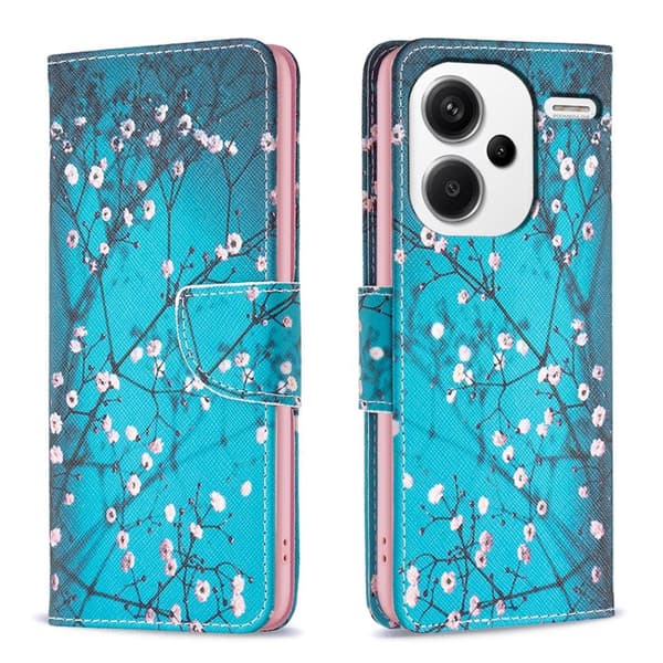 Wonderland Xiaomi Redmi Note 13 Pro Plus fodral -Plommonblomma Blå