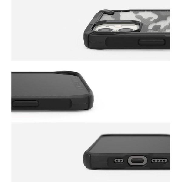 Ringke FUSION X DESIGN - iPhone 12 mini - Camo Sort Black