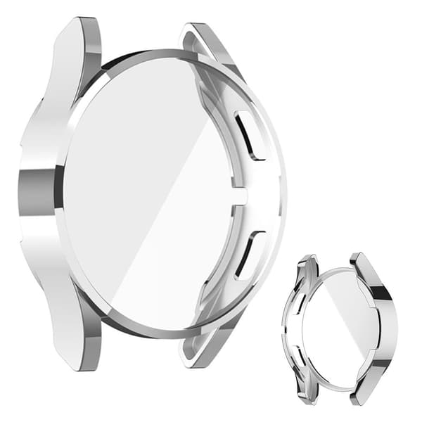 Samsung Galaxy Watch 4 (40mm) galvanointi TPU suojakuori - Hopea Silver grey