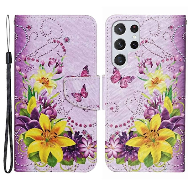 Wonderland Samsung Galaxy S23 Ultra fodral -Rosa Rosa