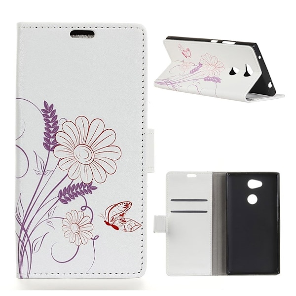 Butterfly läder Sony Xperia L2 fodral - Flerfärgad multifärg