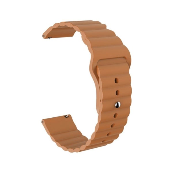 Silicone watch band for Huawei and Amazfit - Brown Brun