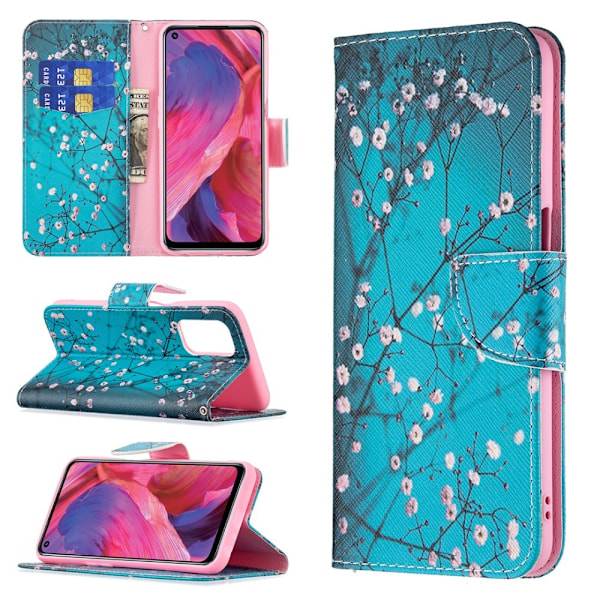 Wonderland Oppo A54 5G / A74 5g / A93 5g Läppäkotelo - Wintersweet Blue