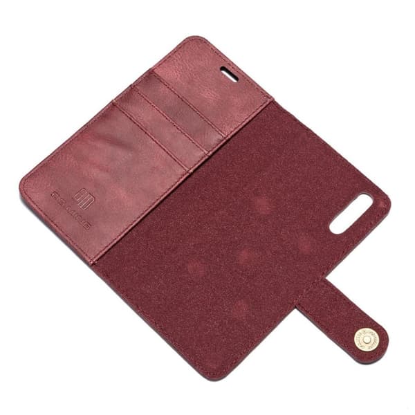DG.MING Huawei P20 2-in-1 Wallet kotelot - Punainen Red