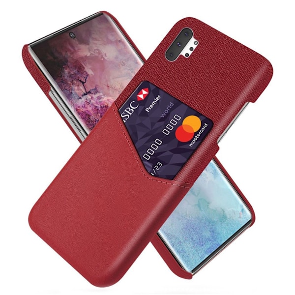 Bofink Samsung Galaxy Note 10 Pro-Kort Deksel - Rød Red