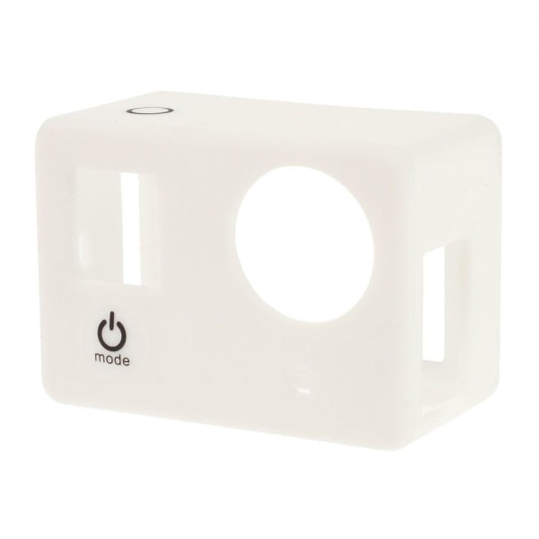 Beskyttende silikone etui til GoPro3 & 3+ - Hvid White