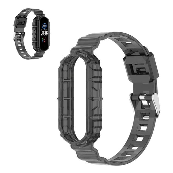 Xiaomi Mi Smart Band 6 gennemskinnelig urrem - Sort Black