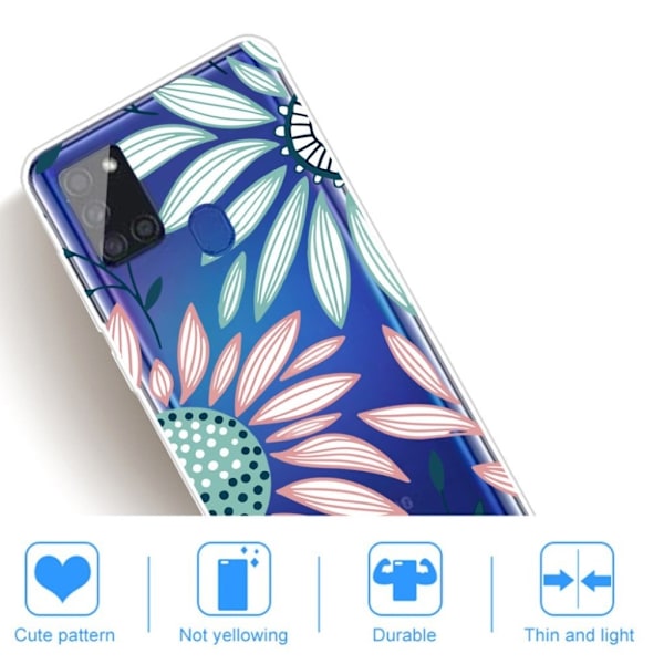 Deco Samsung Galaxy A21s skal - Glad Katt multifärg