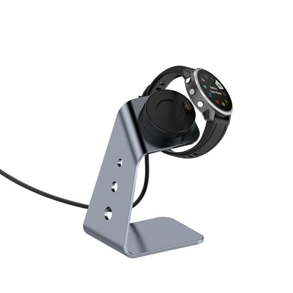 Garmin Forerunner 745 ladestasjon - Grå Silver grey