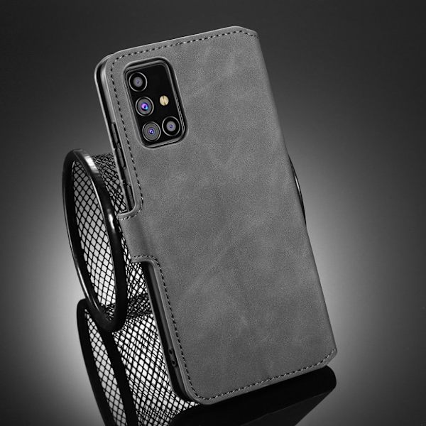 DG.Ming Samsung Galaxy M31s Retro Etui - Grå Silver grey