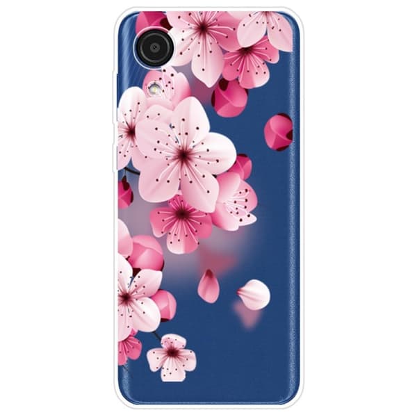 Deco Samsung Galaxy A03 Core Etui - Fersken Blossom Pink