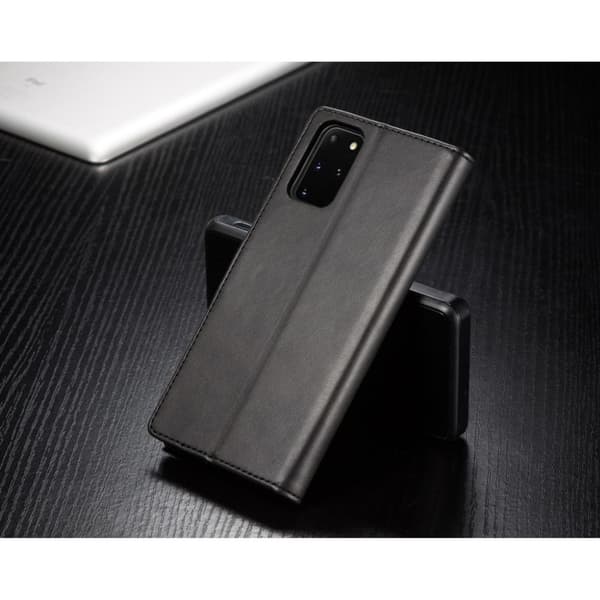 LC.Imeeke läder Samsung Galaxy S20 Plus fodral - Svart Svart