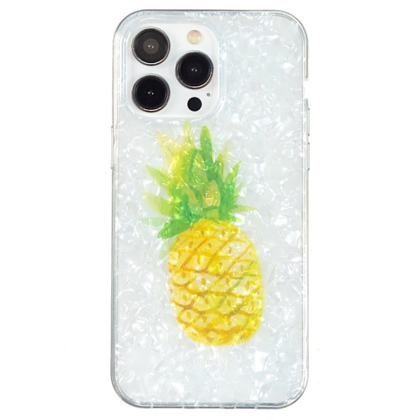 Marble iPhone 15 Pro Suojakotelo - PineApple Yellow